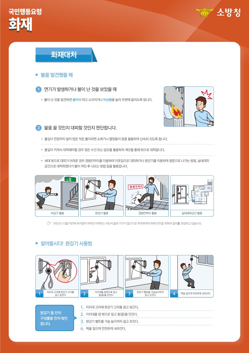 완강기 사용 요령1 이미지